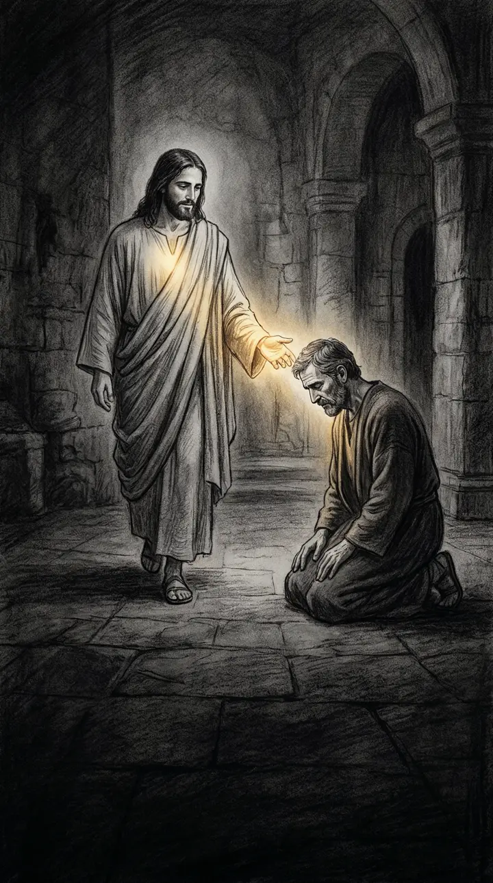 He draws near