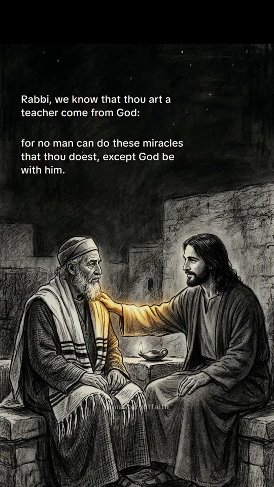 Rabbi, we know that thou art a teacher come from God: for no man can do these miracles that thou doest, except God be with him.