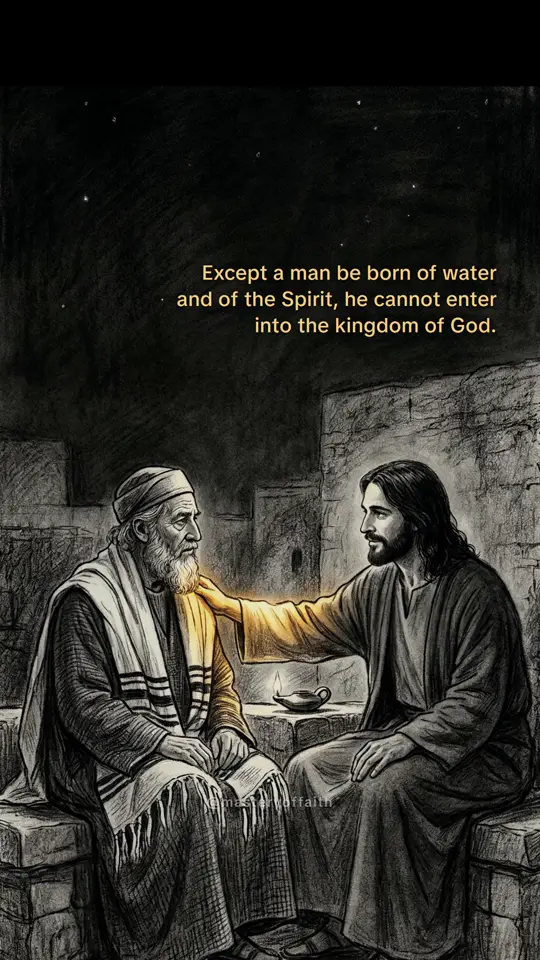 Except a man be born of water and of the Spirit, he cannot enter into the kingdom of God.